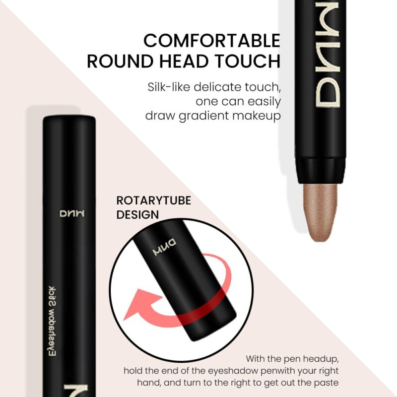 evpct 8Pcs Cream Eye Shadow Stick Set – Waterproof, Matte & Shimmer, 03 | Vabrol - Image 3