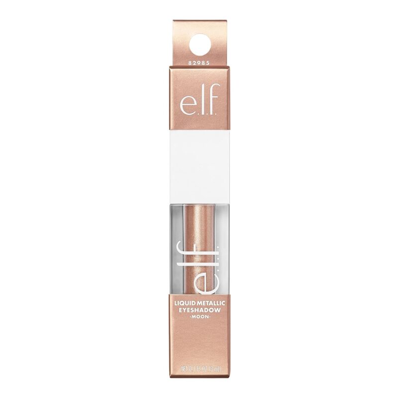 e.l.f. Liquid Metallic Eyeshadow – Bold, Gel Formula, Moon, Vegan | Vabrol - Image 6