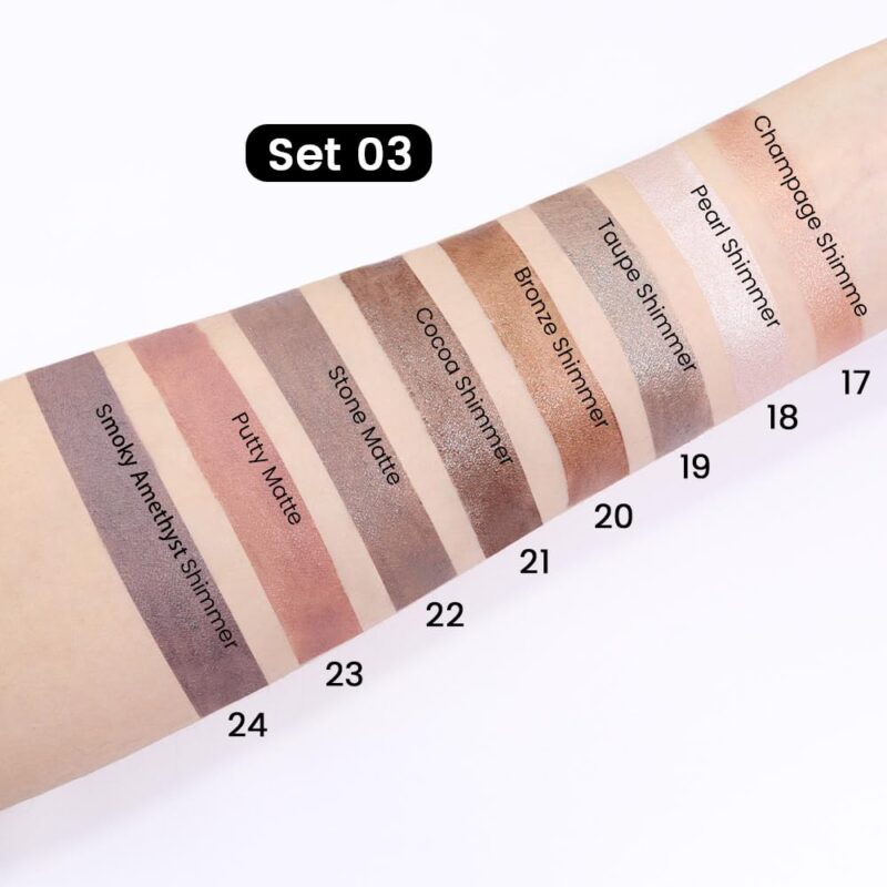 evpct 8Pcs Cream Eye Shadow Stick Set – Waterproof, Matte & Shimmer, 03 | Vabrol - Image 5