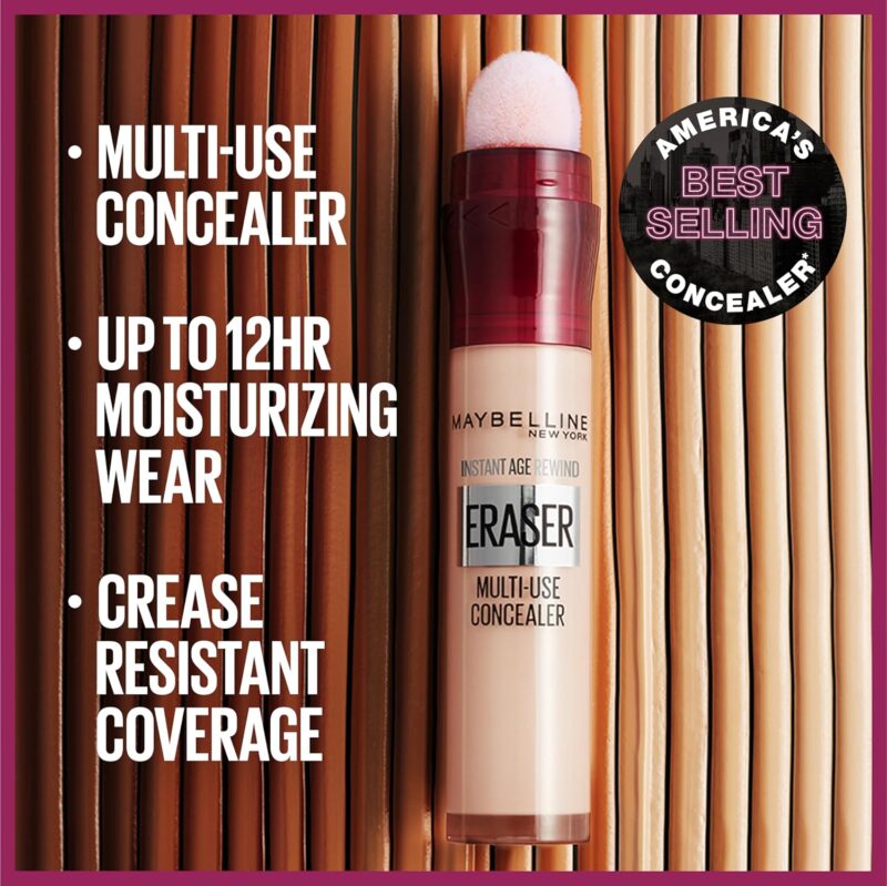 Maybelline Instant Age Rewind Concealer – Dark Circles Treatment, Shade 100 | Vabrol - Image 5