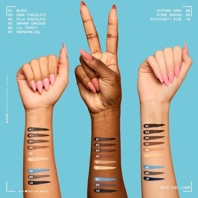NYX Epic Ink Liner – Waterproof Black Liquid Eyeliner | Vegan | Vabrol - Image 7